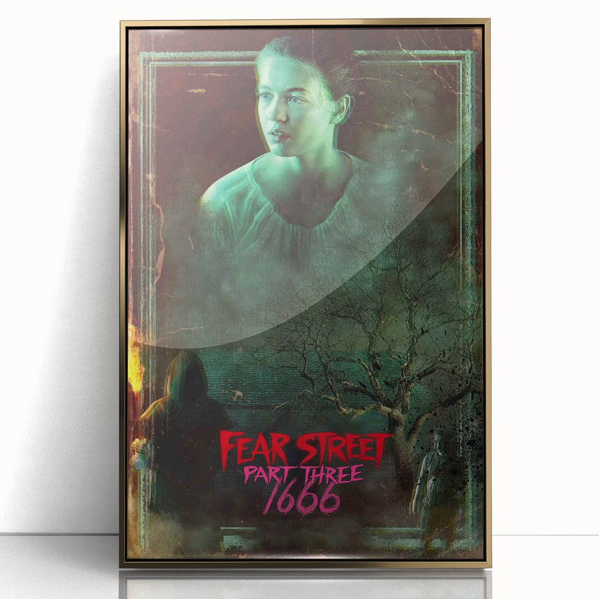 Fear Street 1666 2020s Vintage Movie Poster Retro Horror Art