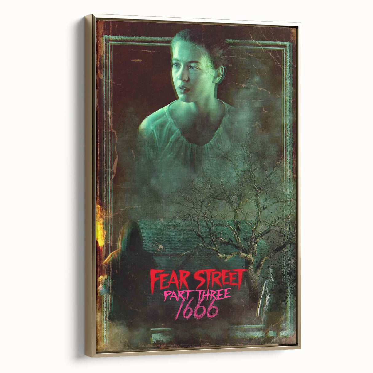 Fear Street 1666 2020s Vintage Movie Poster Retro Horror Art