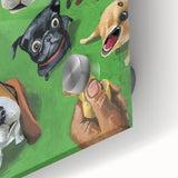 New Yorker Magazine Cover Art - Dogs on the Green Vintage Poster