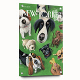 New Yorker Magazine Cover Art - Dogs on the Green Vintage Poster