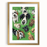 New Yorker Magazine Cover Art - Dogs on the Green Vintage Poster