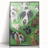 New Yorker Magazine Cover Art - Dogs on the Green Vintage Poster