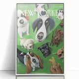 New Yorker Magazine Cover Art - Dogs on the Green Vintage Poster
