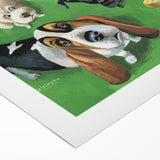 New Yorker Magazine Cover Art - Dogs on the Green Vintage Poster