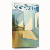 Vintage New Yorker Poster - Elegant Hallway Scene Wall Art Print