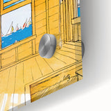Vintage New Yorker Poster - Sailing Views from the Window Wall Art Print