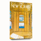 Vintage New Yorker Poster - Sailing Views from the Window Wall Art Print