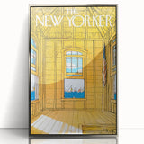 Vintage New Yorker Poster - Sailing Views from the Window Wall Art Print