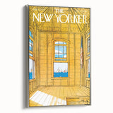 Vintage New Yorker Poster - Sailing Views from the Window Wall Art Print