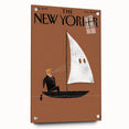 Vintage New Yorker Poster - Sailing with a Twist Wall Art Print