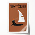 Vintage New Yorker Poster - Sailing with a Twist Wall Art Print