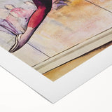 Vintage New Yorker Poster - Ballet Dancer in Motion Wall Art Print