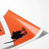 Vintage New Yorker Poster - Black Cat in Mirror Wall Art