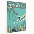 New Yorker Swimming Art - Underwater Scene Wall Decor