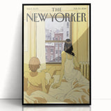 New Yorker February 10, 2014 – Cozy Winter Morning Window Art Print
