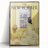 New Yorker February 10, 2014 – Cozy Winter Morning Window Art Print