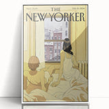 New Yorker February 10, 2014 – Cozy Winter Morning Window Art Print