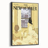 New Yorker February 10, 2014 – Cozy Winter Morning Window Art Print