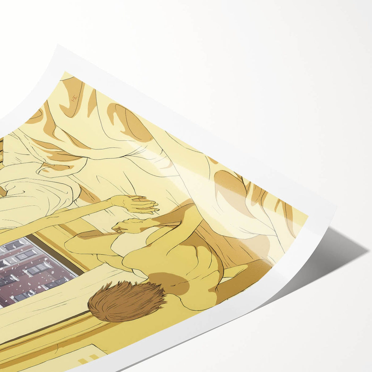 New Yorker February 10, 2014 – Cozy Winter Morning Window Art Print