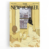 New Yorker February 10, 2014 – Cozy Winter Morning Window Art Print