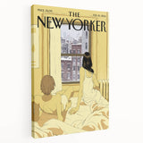 New Yorker February 10, 2014 – Cozy Winter Morning Window Art Print
