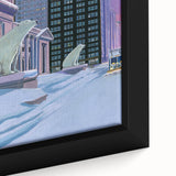 New Yorker January 13, 2014 – Polar Bears in the Snow Cityscape Art