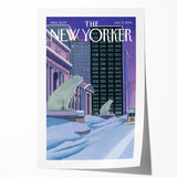 New Yorker January 13, 2014 – Polar Bears in the Snow Cityscape Art