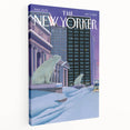 New Yorker January 13, 2014 – Polar Bears in the Snow Cityscape Art