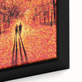 New Yorker November 9, 2009 – Romantic Fall Walk Art Print