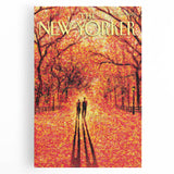 New Yorker November 9, 2009 – Romantic Fall Walk Art Print
