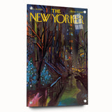 New Yorker December 18, 1965 – Vibrant Winter Cityscape Art Print