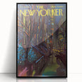 New Yorker December 18, 1965 – Vibrant Winter Cityscape Art Print