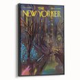 New Yorker December 18, 1965 – Vibrant Winter Cityscape Art Print