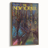 New Yorker December 18, 1965 – Vibrant Winter Cityscape Art Print