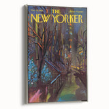 New Yorker December 18, 1965 – Vibrant Winter Cityscape Art Print