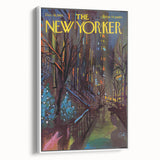 New Yorker December 18, 1965 – Vibrant Winter Cityscape Art Print