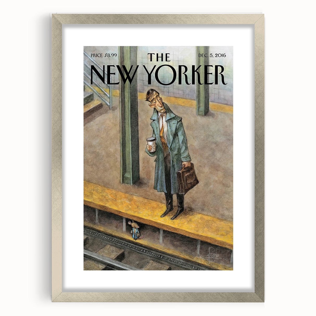 Shop New Yorker Mouse and Man Cover – Dec 5, 2016