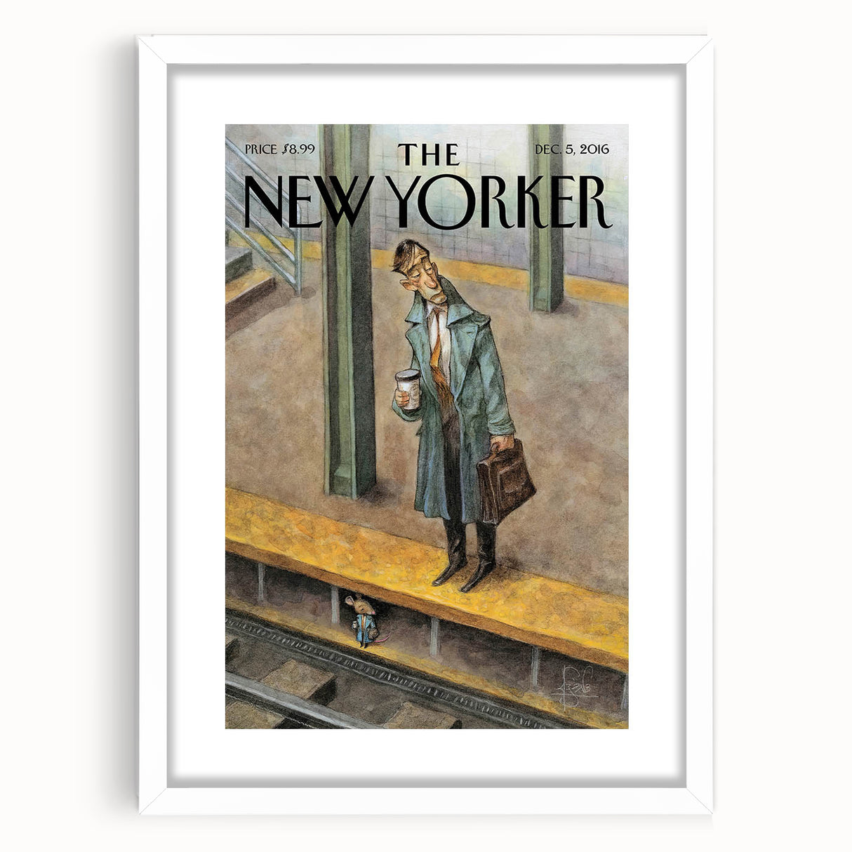 Shop New Yorker Mouse and Man Cover – Dec 5, 2016
