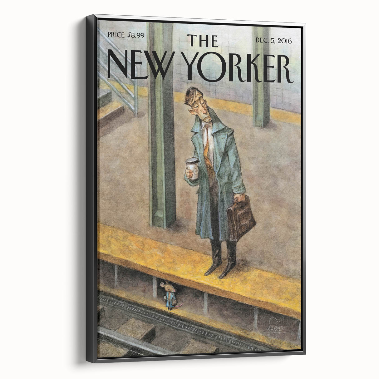 Shop New Yorker Mouse and Man Cover – Dec 5, 2016