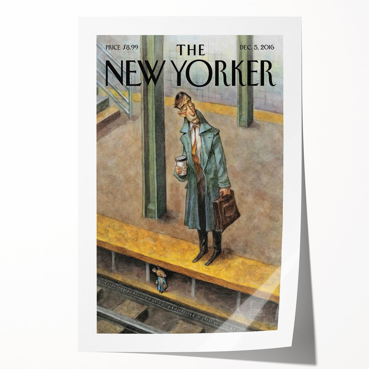 Shop New Yorker Mouse and Man Cover – Dec 5, 2016