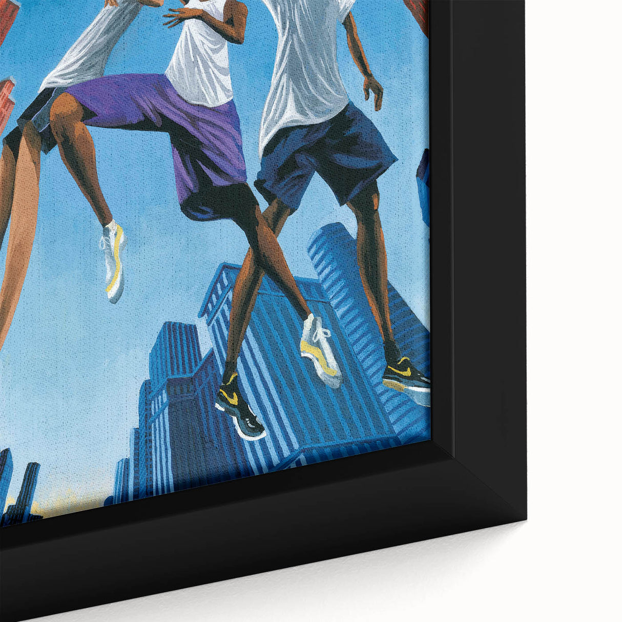 Vintage New Yorker Poster: Basketball Game Cover Art
