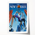 Vintage New Yorker Poster: Basketball Game Cover Art