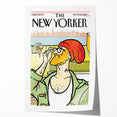 Vintage New Yorker Poster: Hipster Beanie Cover Art