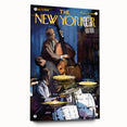 Vintage New Yorker Poster – Jazz Band Performance Art Print