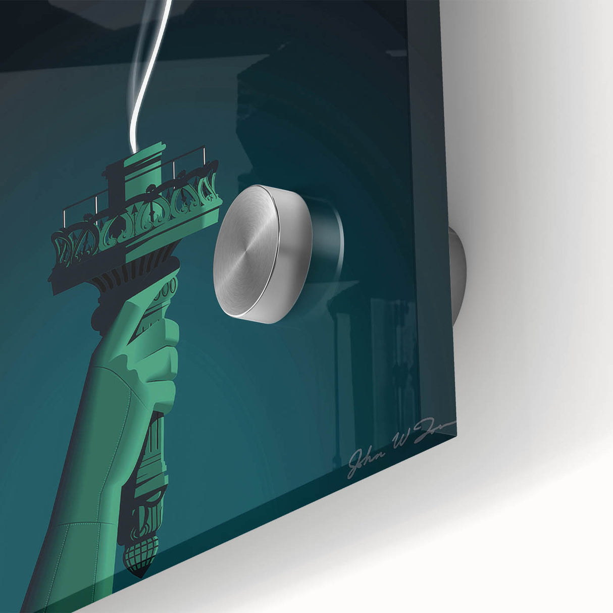 Vintage New Yorker Poster – Iconic Statue of Liberty Art Print