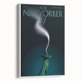 Vintage New Yorker Poster – Iconic Statue of Liberty Art Print