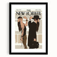 Vintage New Yorker Poster – Contrasting Subway Style Art Print