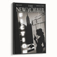 Vintage New Yorker Poster – Noir Fiction Scene Art Print