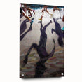Vintage New Yorker Poster – Abstract Runner's Shadow Art Print