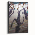 Vintage New Yorker Poster – Abstract Runner's Shadow Art Print